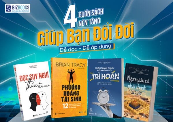 Combo 4 Cuốn sách nền tảng giúp bạn đổi đời (TẶNG KÈM sổ tay tài chính cá nhân 120k)